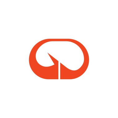 İlk harf gd veya dg logo vektör tasarım şablonu