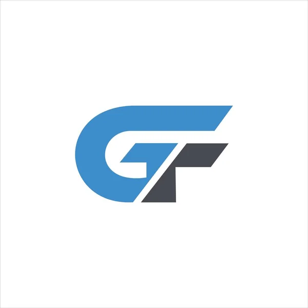 Initial letter gf or fg logo vector design template — 스톡 벡터