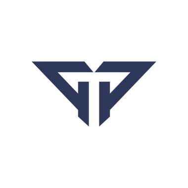 İlk harf gg logo tasarım şablonu