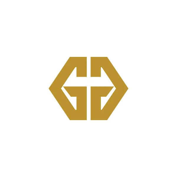 Шаблон логотипа оригинальной буквы — стоковый вектор