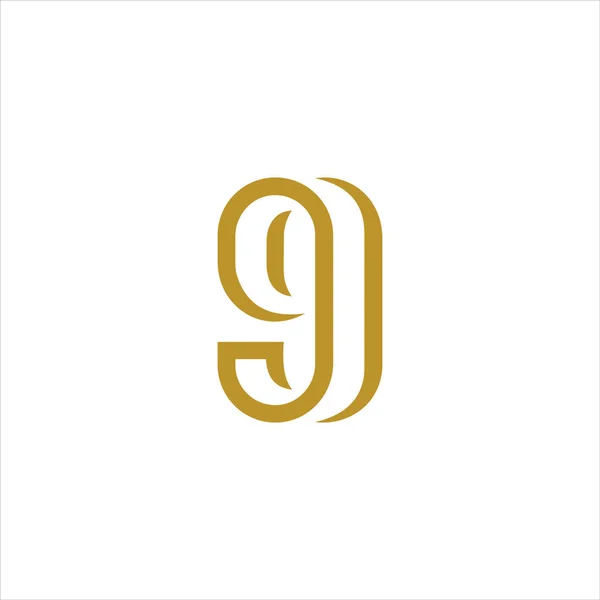 Anfangsbuchstabe gg logo design template — Stockvektor