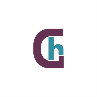 İlk harf gh veya hg logo vektör tasarım şablonu