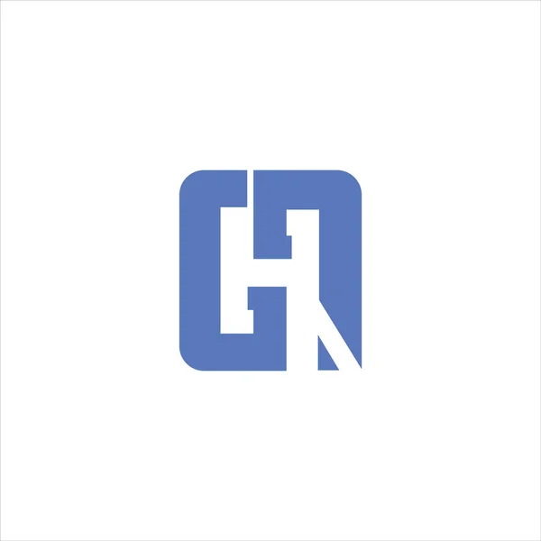 頭文字の「 h 」または「 hg 」ロゴベクトルデザインテンプレート — ストックベクタ