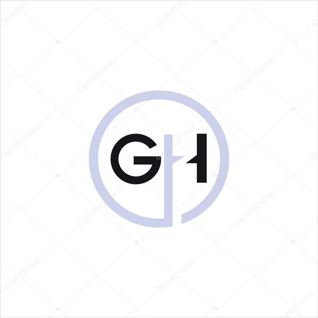 Gh and hg letter logo design.gh,hg initial based alphabet icon logo design
