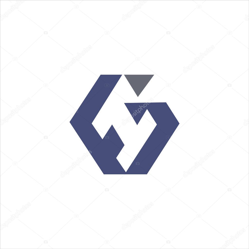 Gh and hg letter logo design.gh,hg initial based alphabet icon logo design