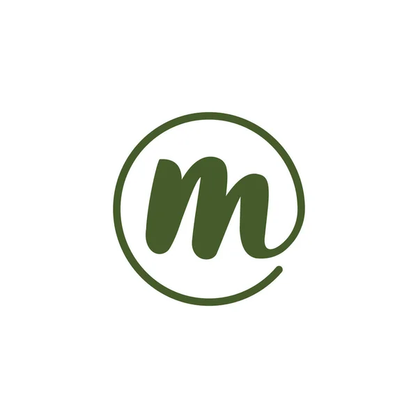 Początkowa litera m logo wektor wzór projektu — Wektor stockowy