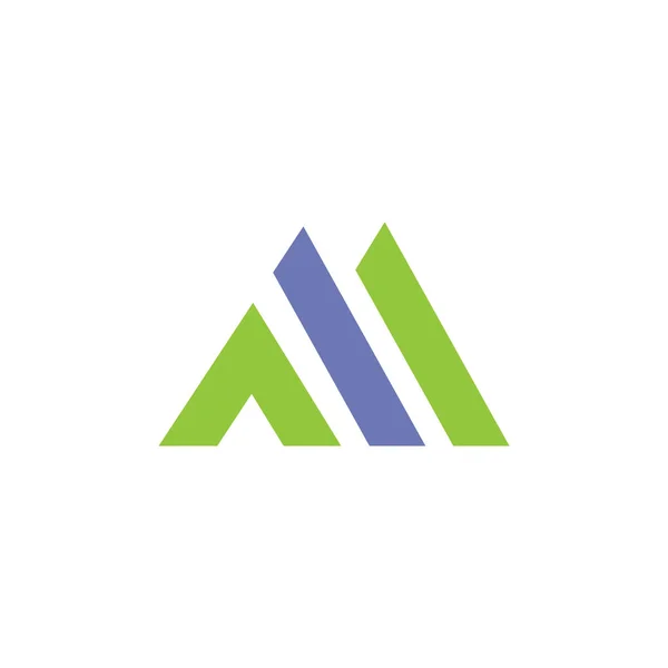 Initiële letter m logo vector ontwerp template — Stockvector