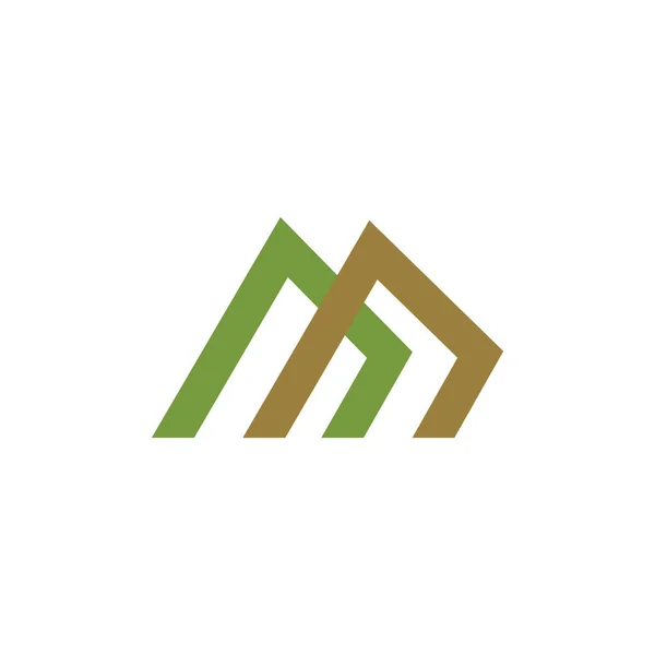 Initial letter m logo vector design template — 스톡 벡터