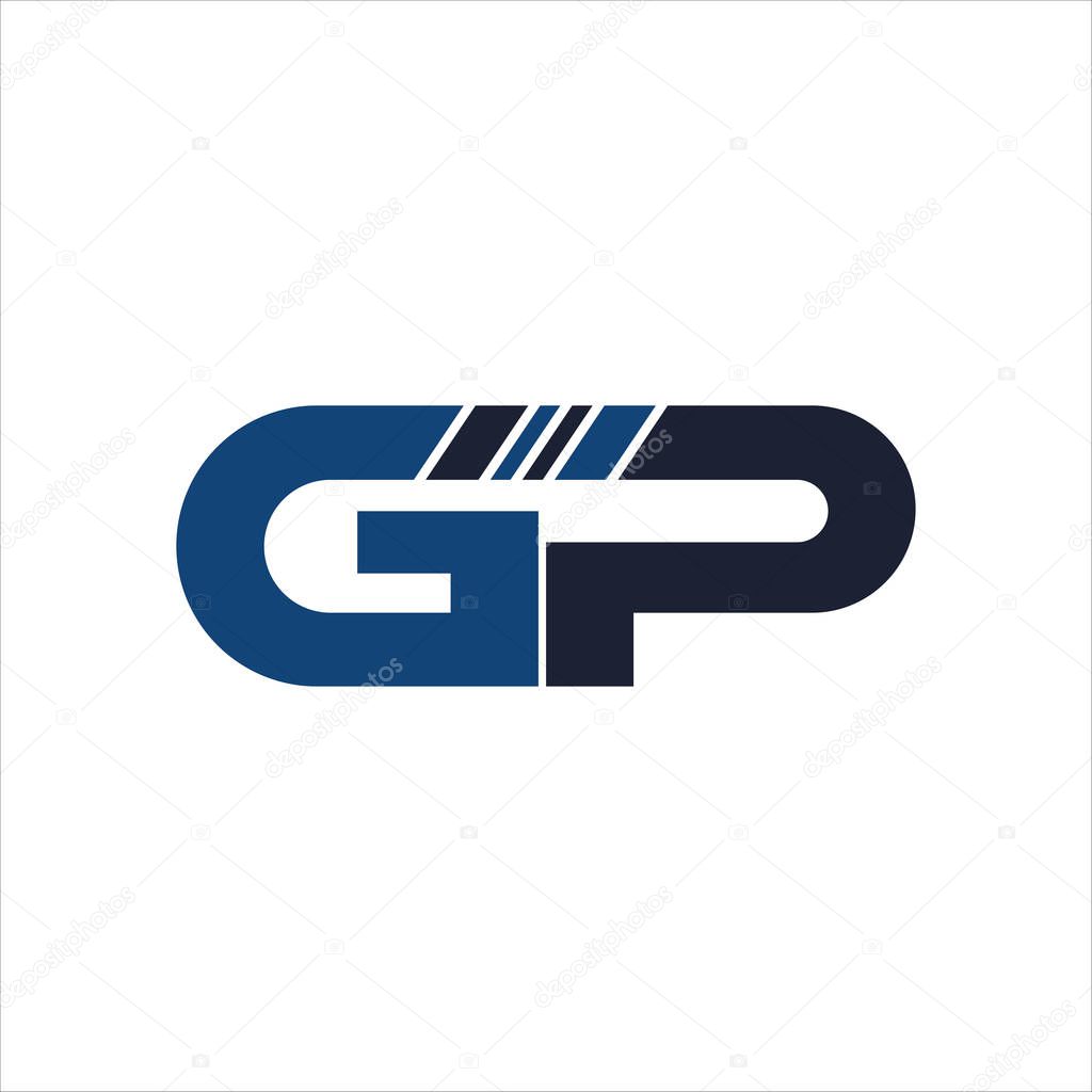 Gp and pg letter logo design.gp,pg initial based alphabet icon logo design