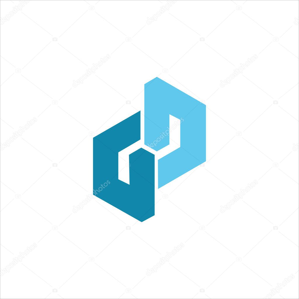 Gp and pg letter logo design.gp,pg initial based alphabet icon logo design