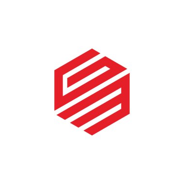 Başlangıç harfi gm veya mg logo vektör şablonları