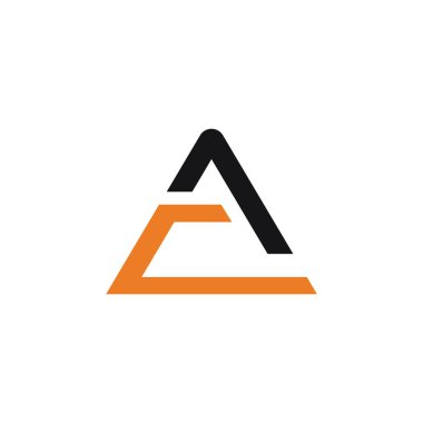 İlk harf ac veya ca logo tasarım şablonu