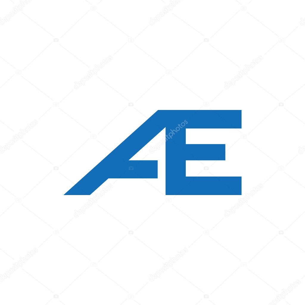 Ae and ea letter logo design. ae,ea initial based alphabet icon logo design