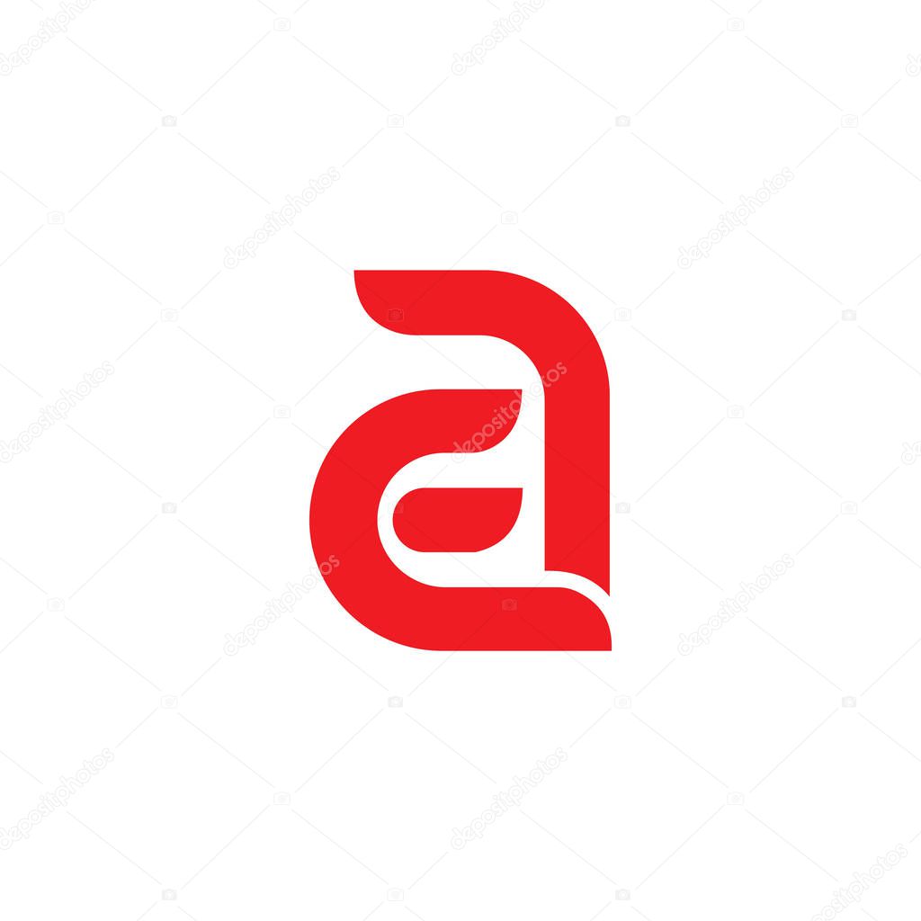Ae and ea letter logo design. ae,ea initial based alphabet icon logo design