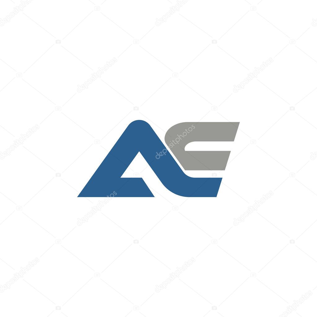 Ae and ea letter logo design. ae,ea initial based alphabet icon logo design