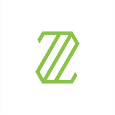 İlk harf Z logo tasarım şablonu