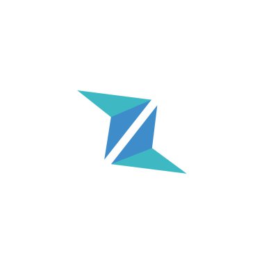İlk harf Z logo tasarım şablonu