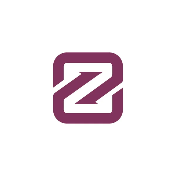 Ursprunglig bokstav Z logo design mall — Stock vektor