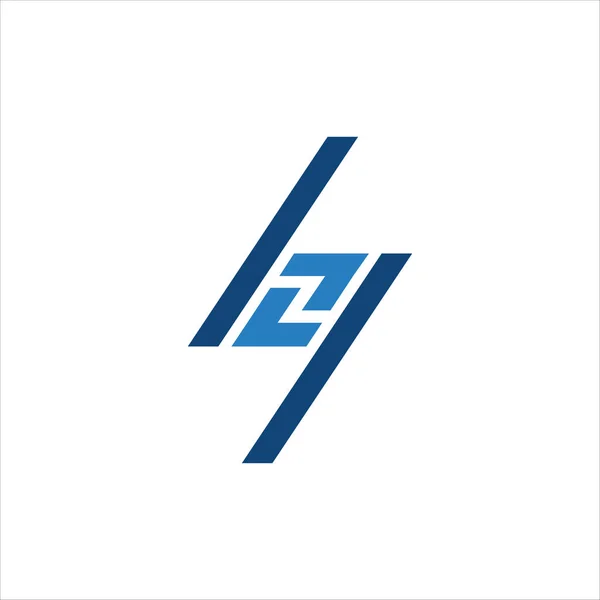 Lettera iniziale Z logo modello di design — Vettoriale Stock