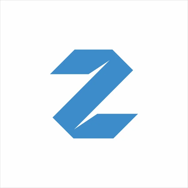 A Z logó tervezési sablonjának első betűje — Stock Vector