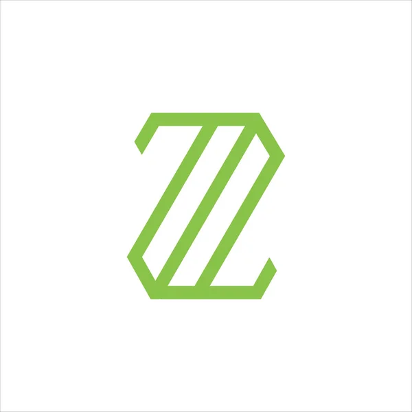 Ursprunglig bokstav Z logo design mall — Stock vektor