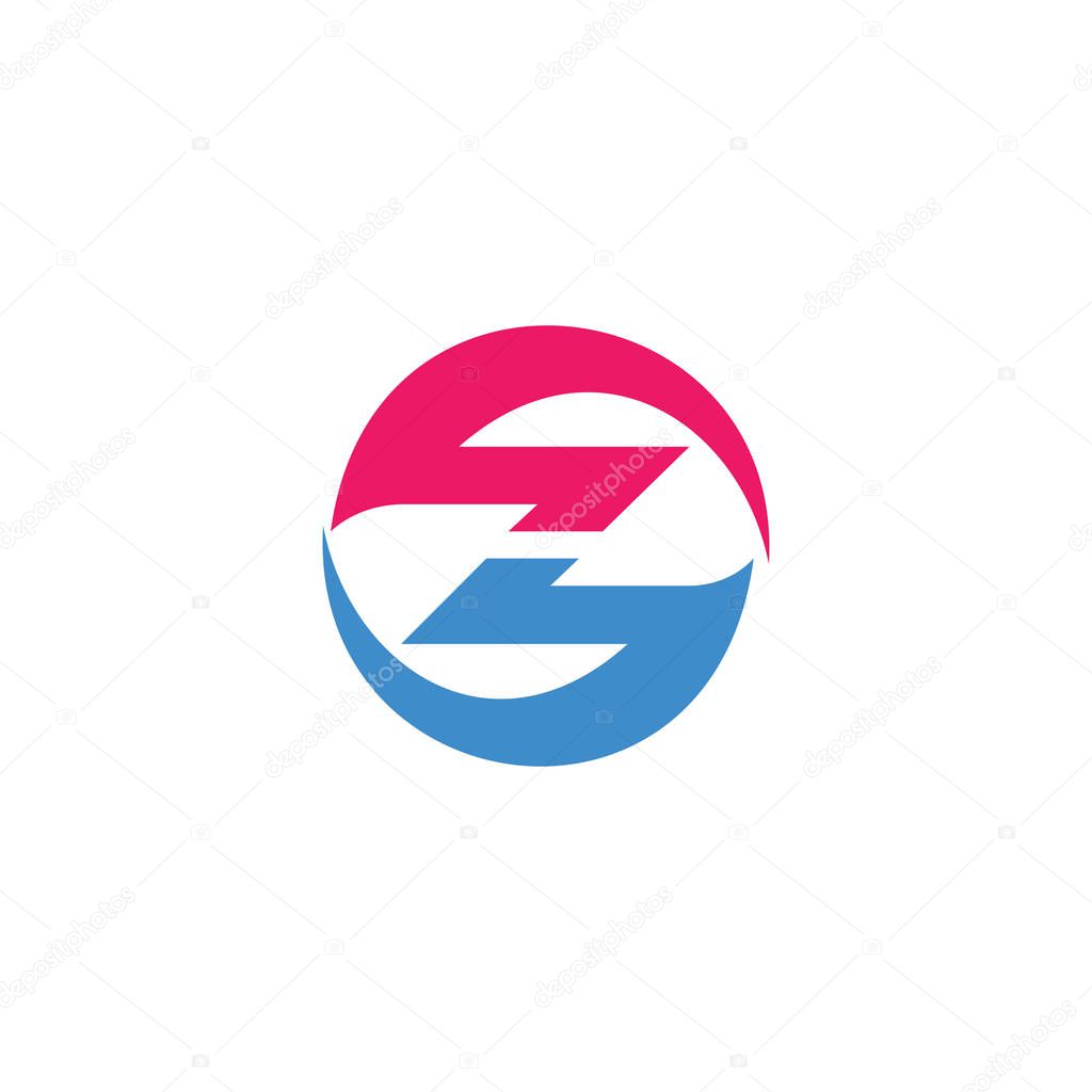 Initial letter z logo design template