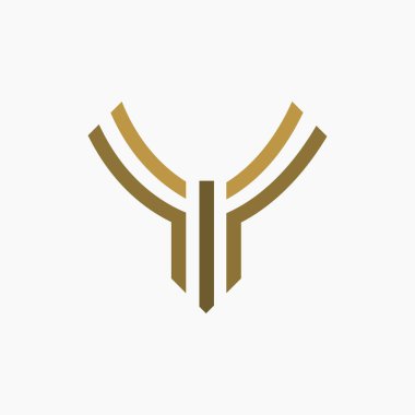 ilk harf y logo vektör tasarımları