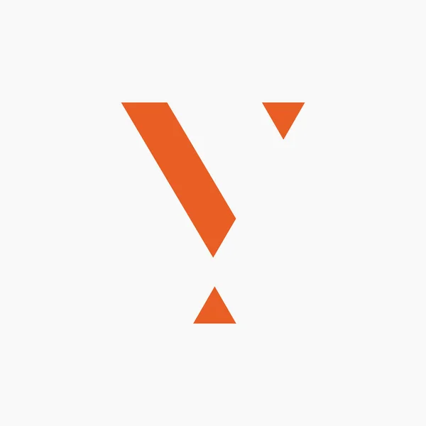 Kezdeti betű y logó vektor tervek — Stock Vector