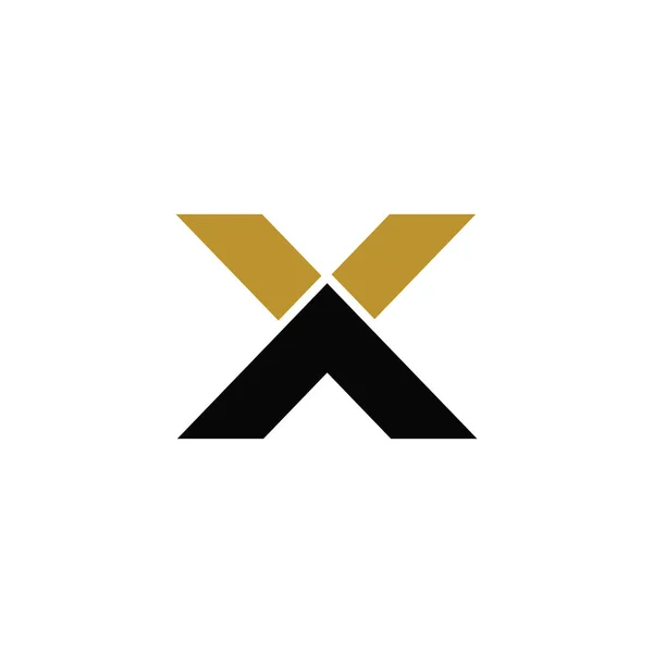 Lettera iniziale x logo modello di design — Vettoriale Stock