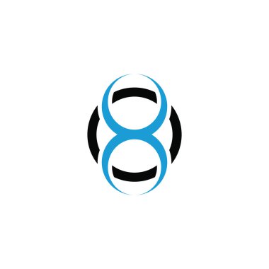 İlk harf x logo tasarım şablonu