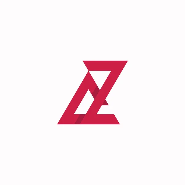 Initial letter az or za logo design template — ストックベクタ