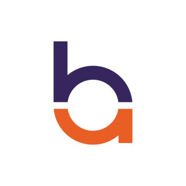 Initial letter ah or ha logo design template