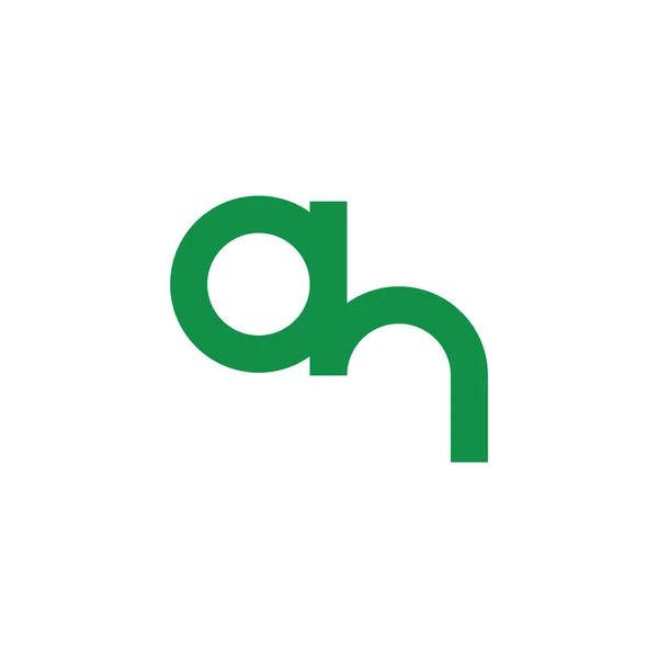 Initiële letter ah of ha logo ontwerp template — Stockvector