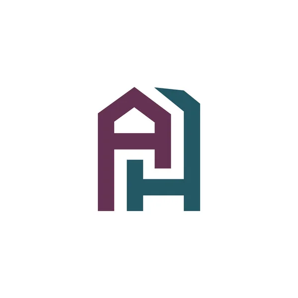 Ha Letter Logo Symbol Template Design Stock Vector (Royalty Free