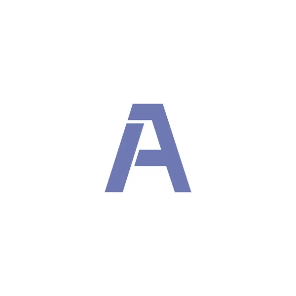 Initiële letter af of fa logo vector template — Stockvector