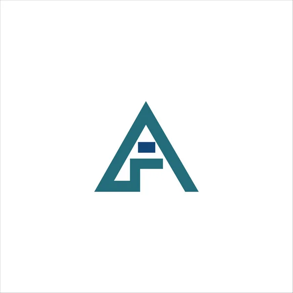 Initiële letter af of fa logo vector template — Stockvector