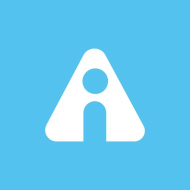 Initial letter ai or ia logo vector design template