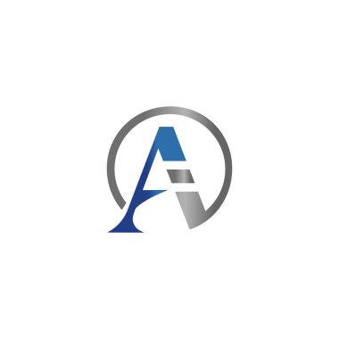 Initial letter ai or ia logo vector design template