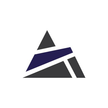 Initial letter ai or ia logo vector design template