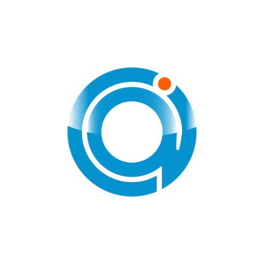 Initial letter ai or ia logo vector design template
