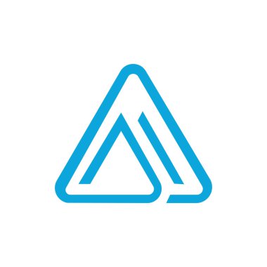 Initial letter ai or ia logo vector design template