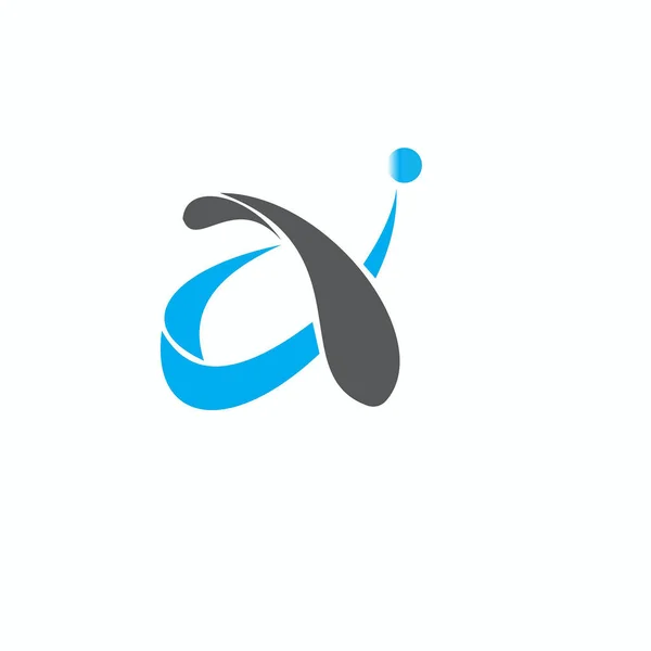 Initial letter ai or ia logo vector design template