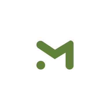 İlk harf mn veya nm logo vektör tasarım şablonu