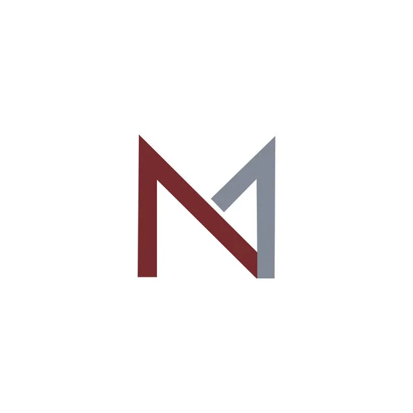 Початкова Літера Million Або Логотип Векторний Шаблон Дизайну — стоковий вектор