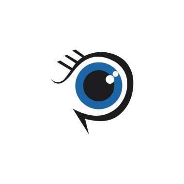 Yaratıcı Göz Kavrama Logo Tasarımı Şablonu