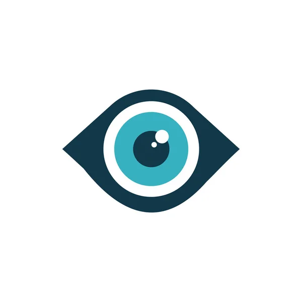 Kreative Eye Konzept Logo Design Vorlage — Stockvektor