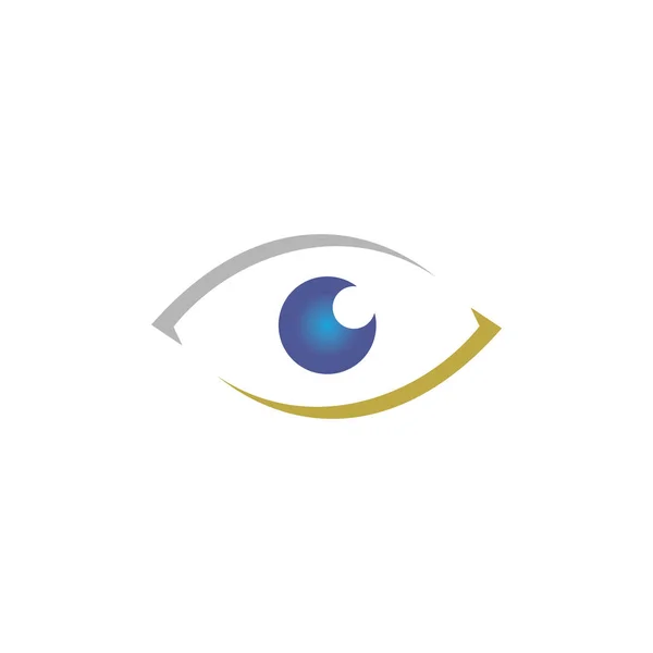 Kreative Eye Konzept Logo Design Vorlage — Stockvektor