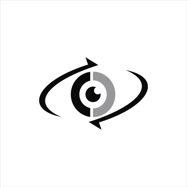 Kreative Eye Konzept Logo Design Vorlage — Stockvektor