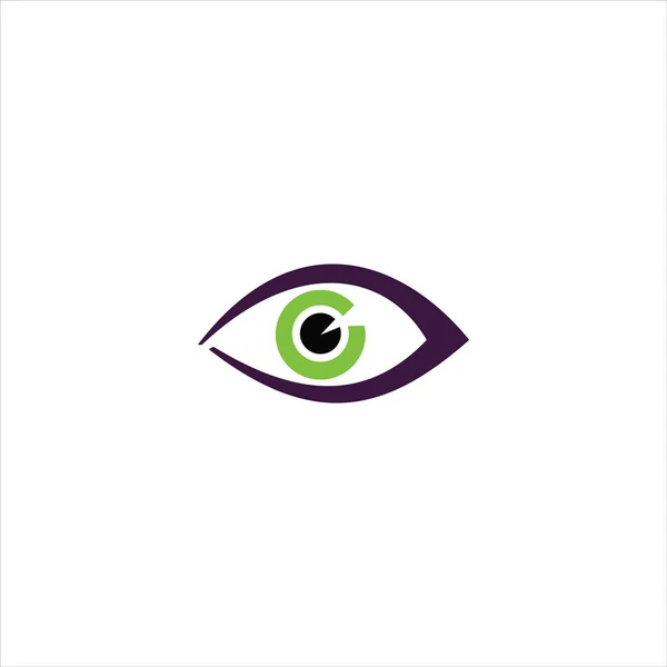 Creative Eye Concept Logo Design Template — Stock Vector