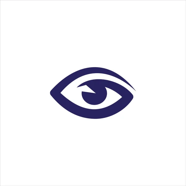 Modelo Design Logotipo Conceito Olho Criativo — Vetor de Stock